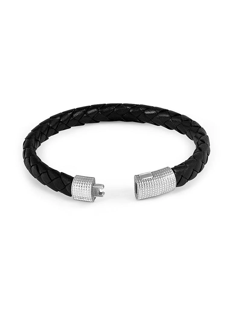 Tateossian Giza Cobra Pelle Sterling Silver
Leather Bracelet 3