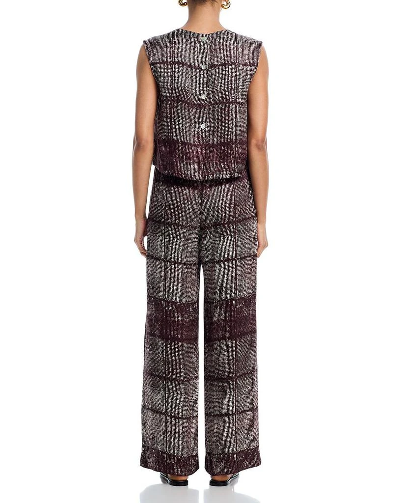 Bella Dahl Asilah Textured Print Wide Leg Pant 6