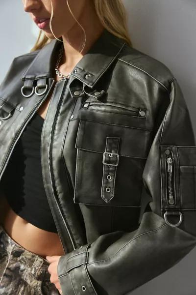 The Ragged Priest The Ragged Priest Ace Faux Leather Moto Jacket