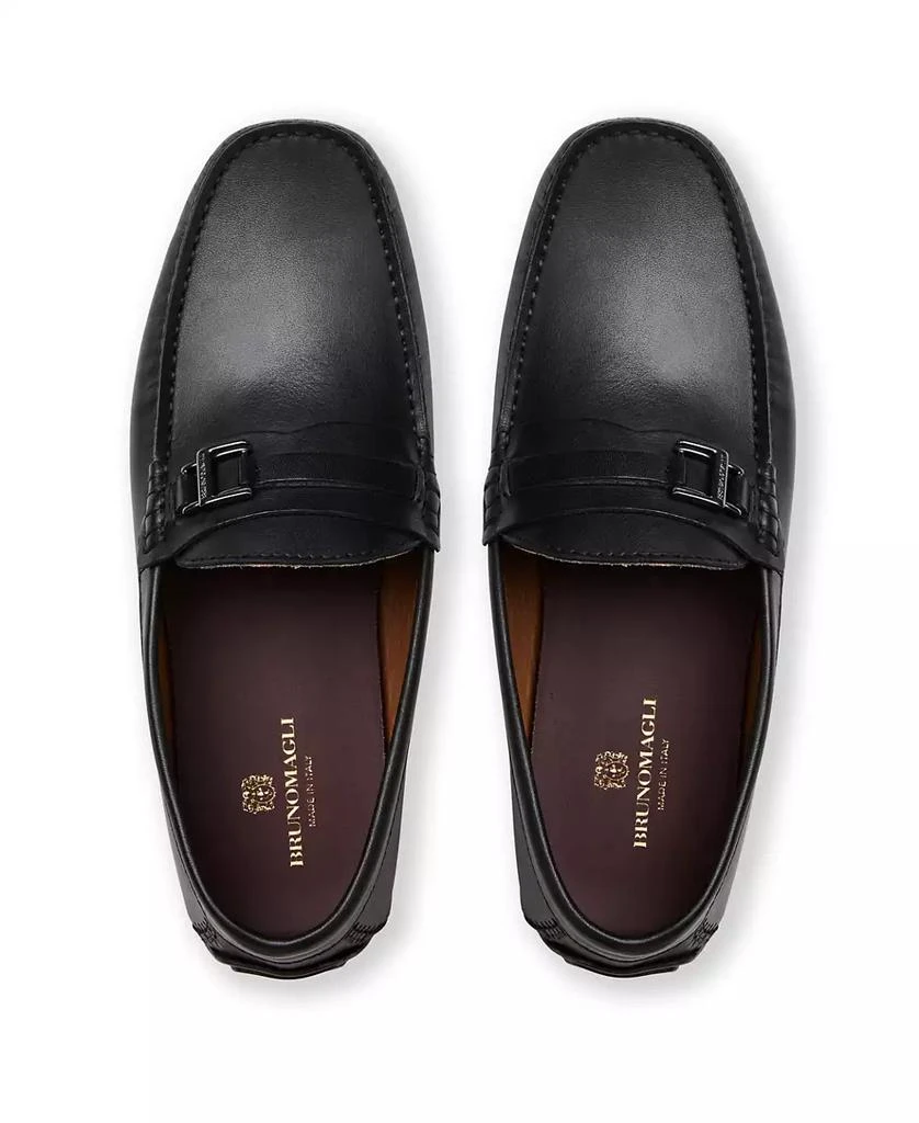 Bruno Magli Men's Xanto Leather and Suede Driving Loafers 4