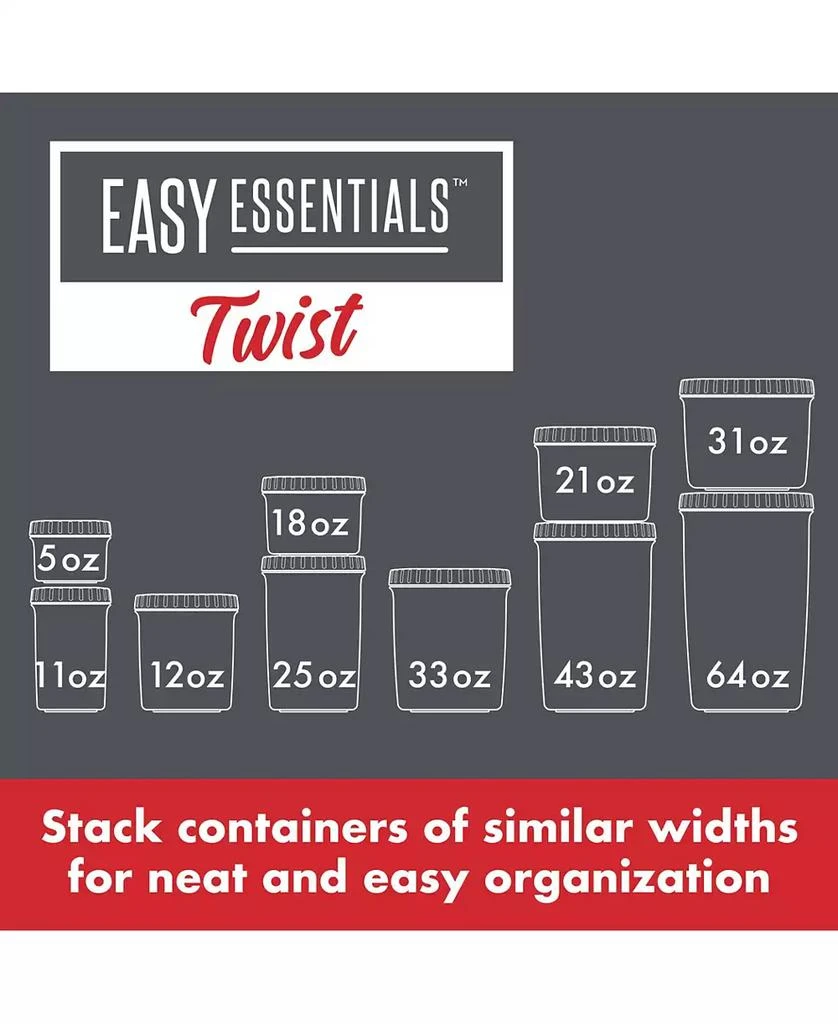 Lock & Lock Easy Essentials 24-Pc. Twist Food Storage Containers 8