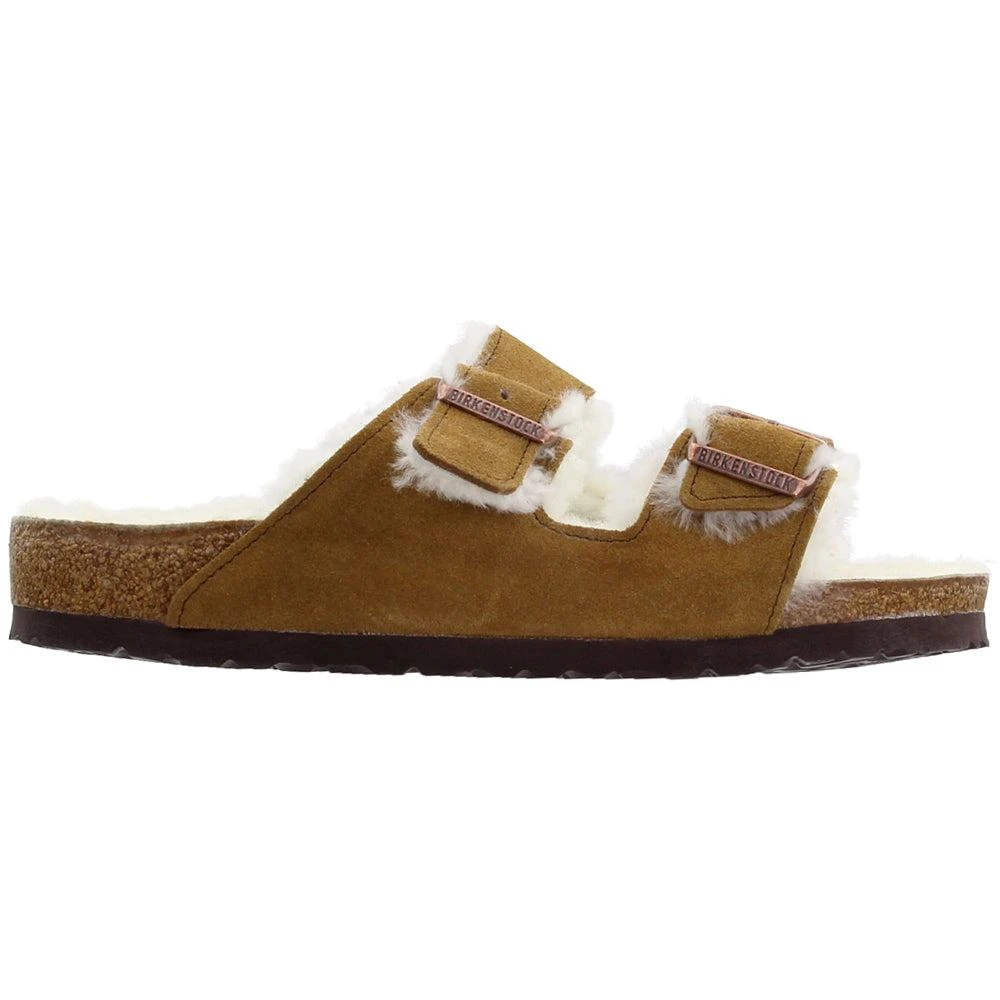 BIRKENSTOCK Arizona Shearling Suede Footbed Sandals 1