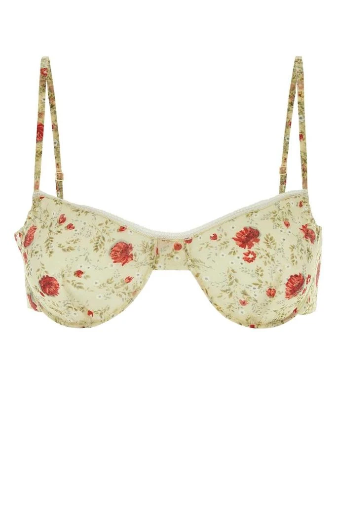 Prada Prada Allover Floral Printed Bra 1