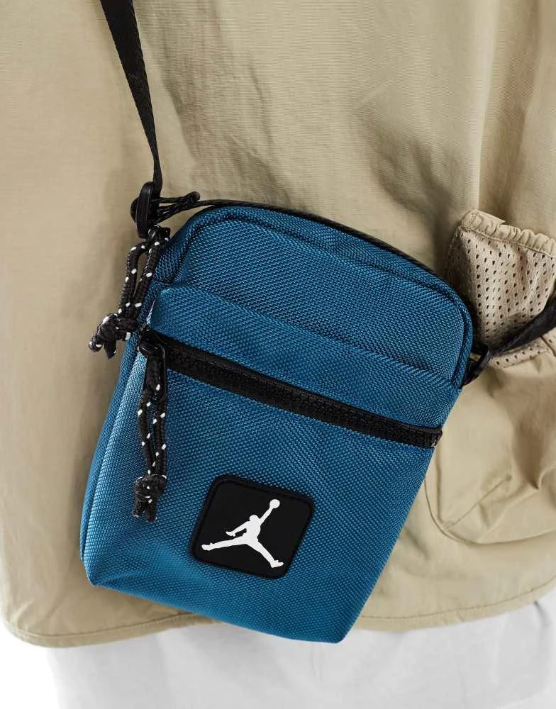 Jordan Jordan logo crossbody bag in blue 2