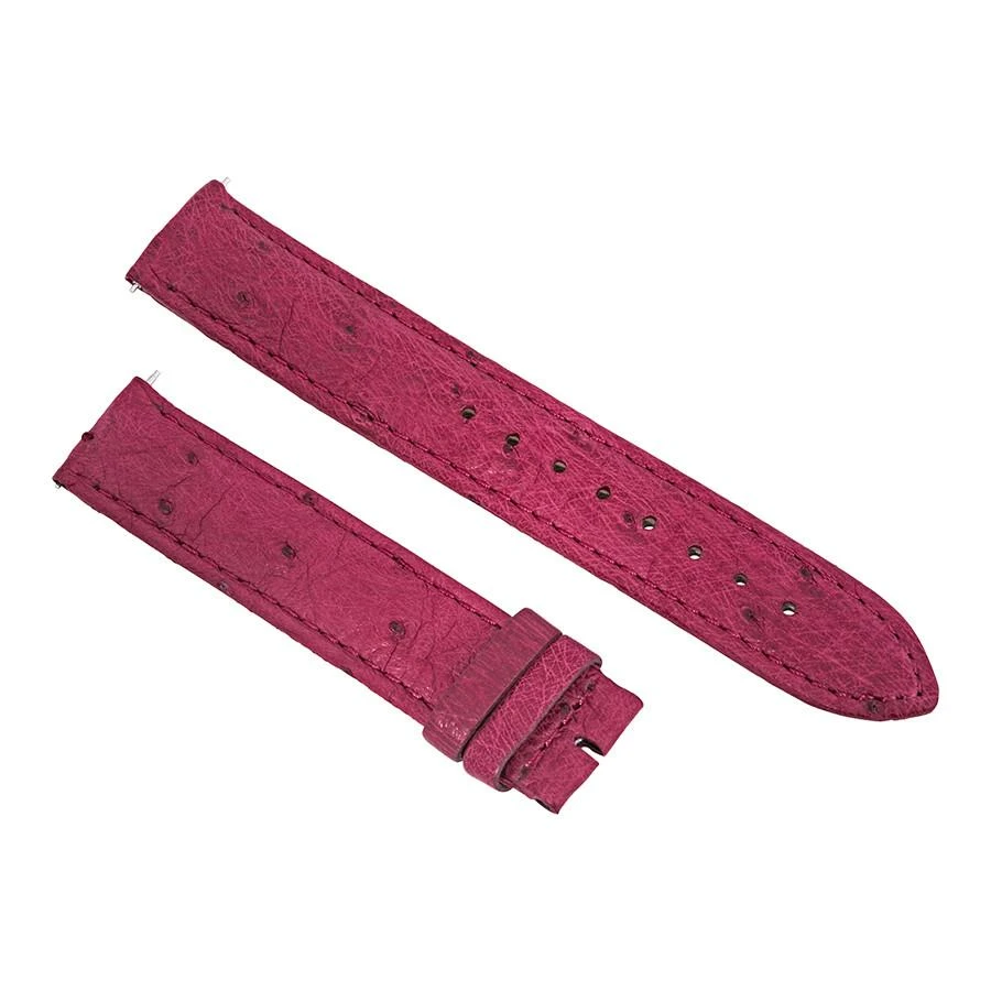 Hadley Roma 18 MM Matte Bougainvillea Ostrich Leather Strap