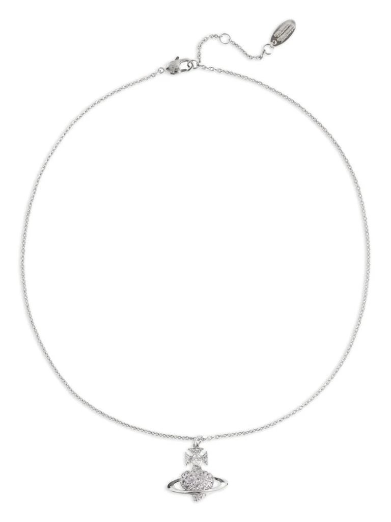Vivienne Westwood Silver-tone Necklace with Orb Pendant