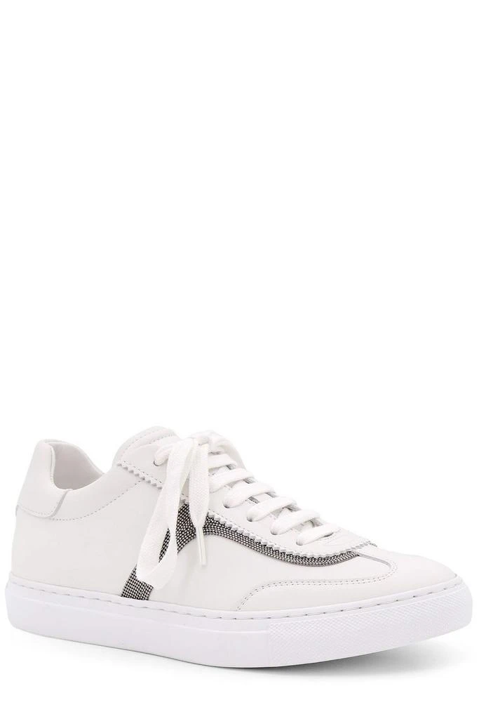 Brunello Cucinelli Brunello Cucinelli Precious Detailed Lace-Up Sneakers 2