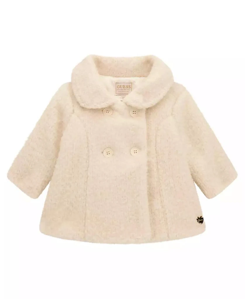 GUESS Baby Girl Lurex Sherpa Padded Coat 1