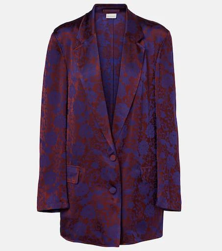 Dries Van Noten Floral jacquard blazer 1