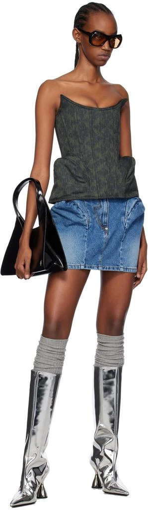 pushBUTTON Green Puff Detail Camisole 4