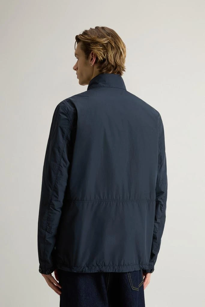 Woolrich Garment-Dyed Field Jacket in Peached Urban Touch - Men - Blue 3