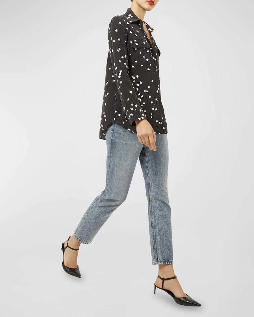 Equipment Slim Signature Star-Print Shirt 4