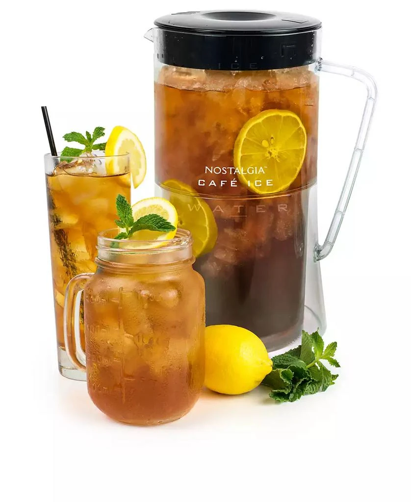 Nostalgia Café Ice 3 Quart Iced Coffee And Tea Brewing System with Plastic Pitcher 5