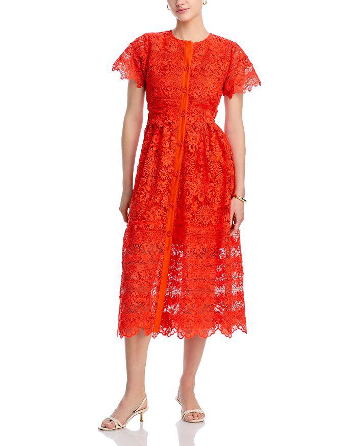 Waimari Hibiscus Lace Dress