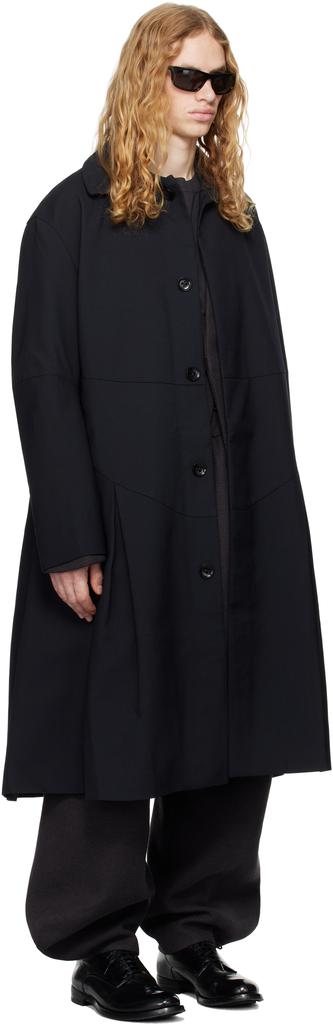 pet-tree-kor Navy Resonance Pleat Coat