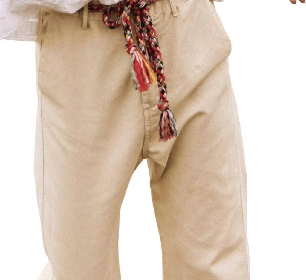 The Great Garment Dyed Chino Ranger Pant In Washed Khaki 5