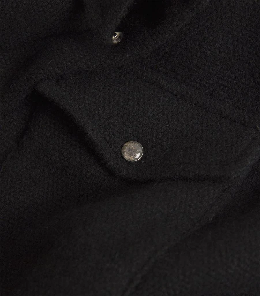 GOD'S TRUE CASHMERE Unisex Cashmere and Black Sandstone Gauze Shirt 5