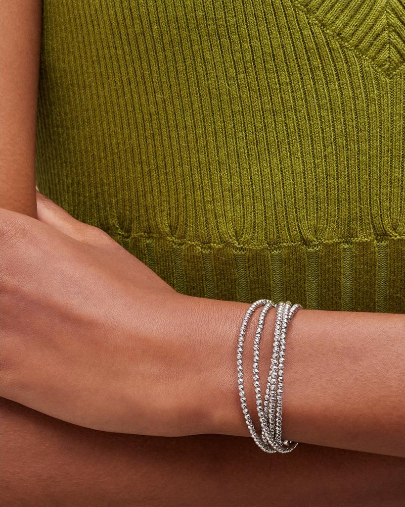 Platinum Born Platinum Loop Bracelet, 32.5"L
