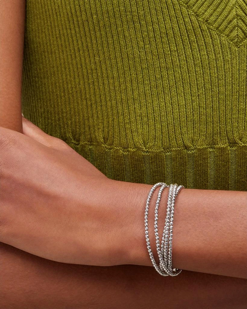 Platinum Born Platinum Loop Bracelet, 32.5"L 2
