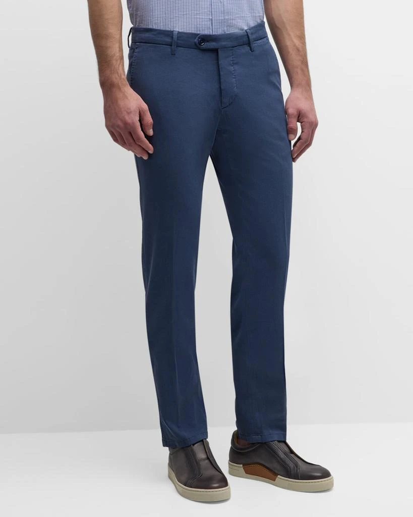 Marco Pescarolo Men's Luxe Stretch Twill Chino Pants 4