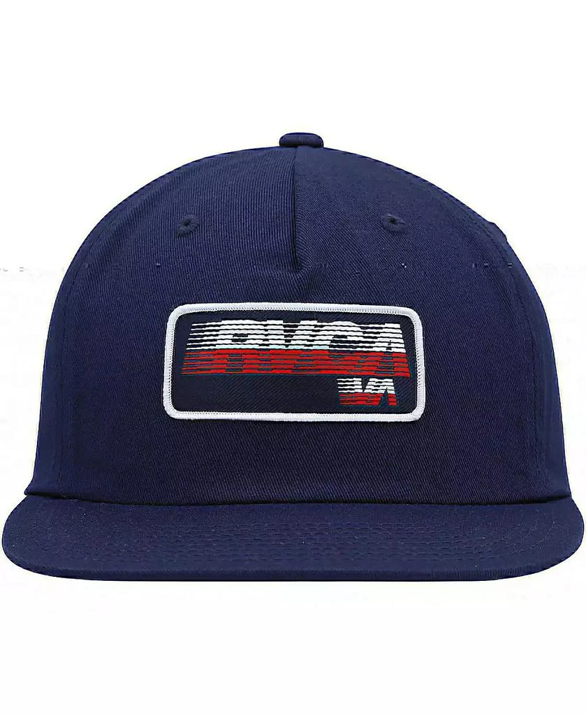 RVCA Men's Navy Motion Snapback Hat 2