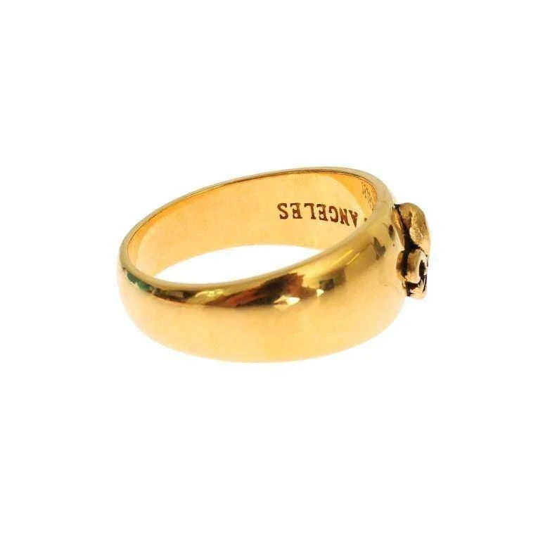 Nialaya Nialaya Gold Plated 925 Silver Ring 4