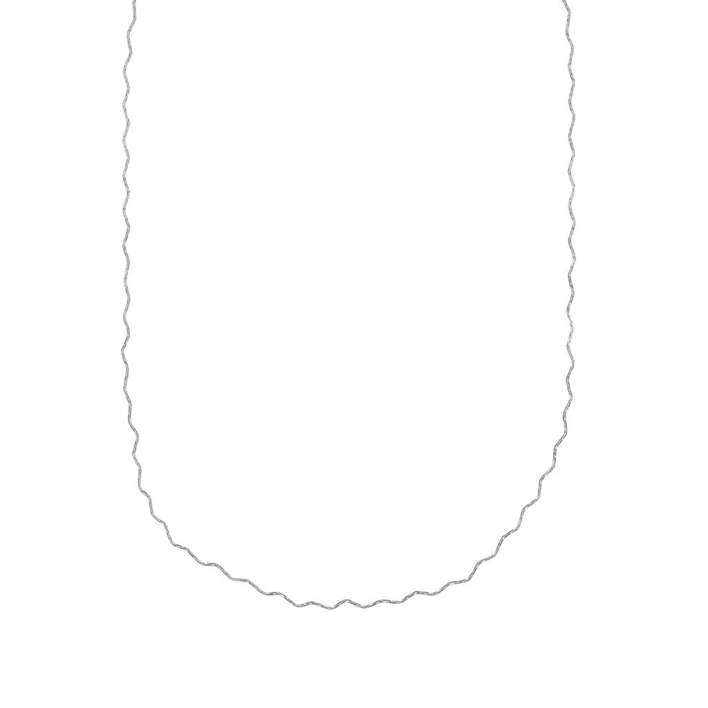 Orelia London Fine Wave Chain Necklace