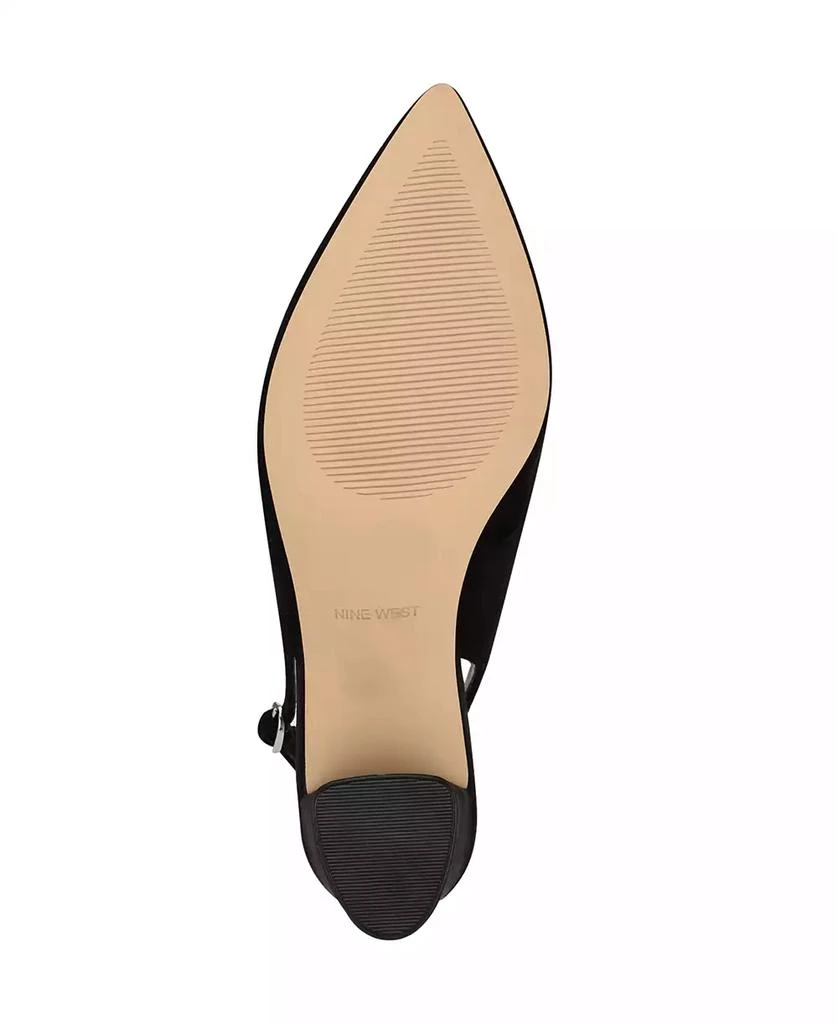 Nine West Women's Kamsee Block Heel Slingback Pumps 5