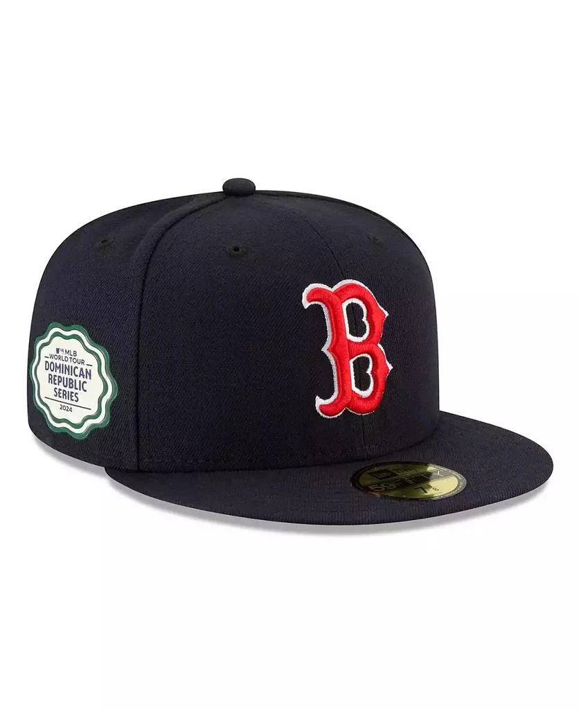 New Era Men's Navy Boston Red Sox 2024 MLB World Tour: Dominican Republic Series 59FIFTY Fitted Hat 1