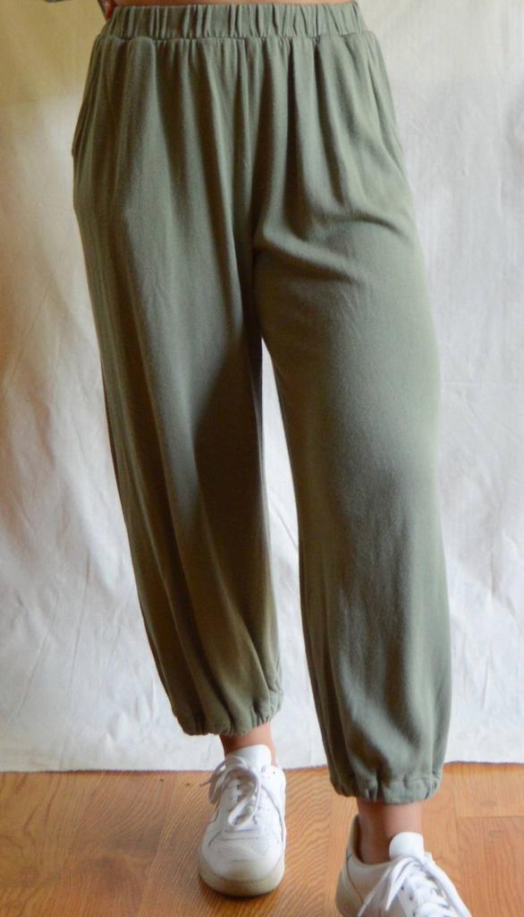 Rachel Pally Oversized Tova Pant In Olive