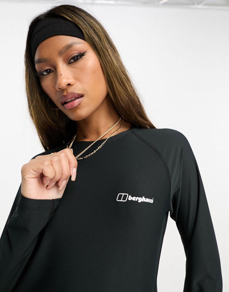 Berghaus Berghaus 24/7 long sleeve t-shirt in black