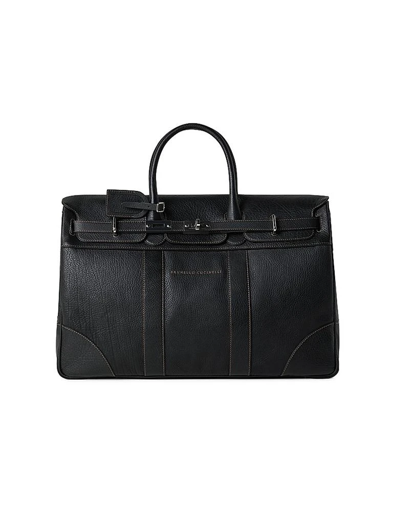 Brunello Cucinelli Grained Calfskin Country Bag