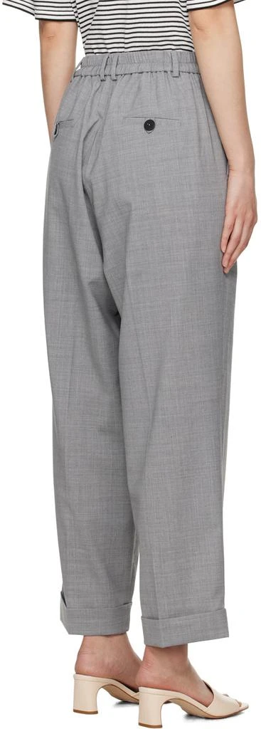 Cordera Gray Tailoring Masculine Trousers 3