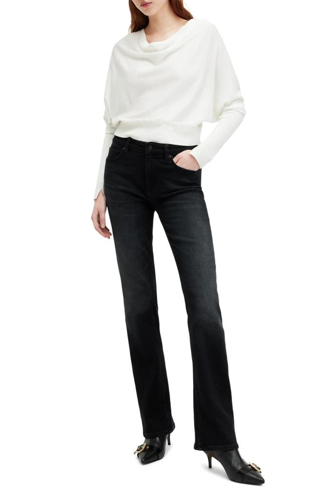 ALL SAINTS Ridley Merino Wool Cowl Neck Sweater 8