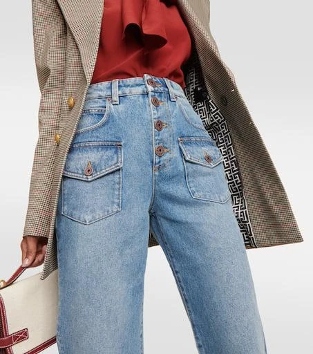 Balmain High-rise flared jeans 4
