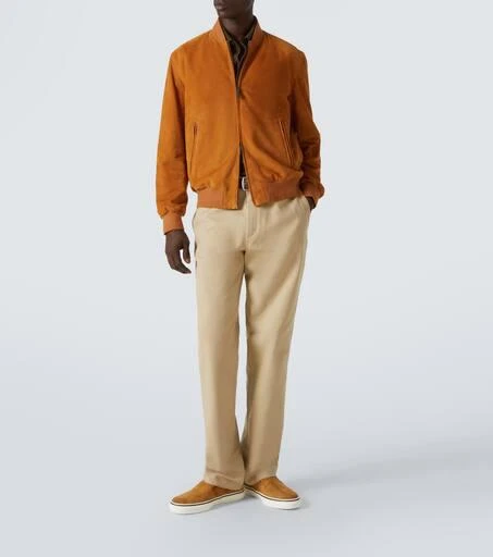 Tod's Pashmy suede bomber jacket 2