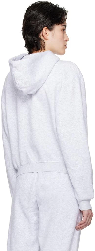 SKIMS Gray Cotton Fleece Classic Hoodie 3