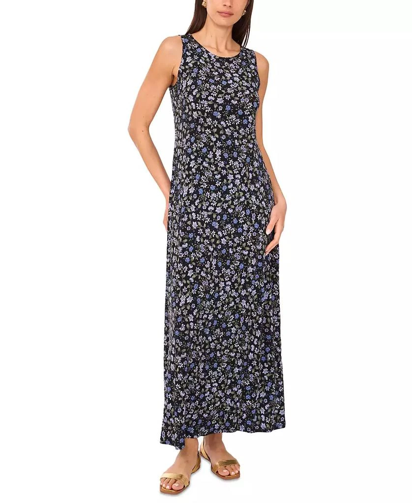 knee length dresses for ladies Vince Camuto Floral Print Maxi Tank Dress – DGFOutlet