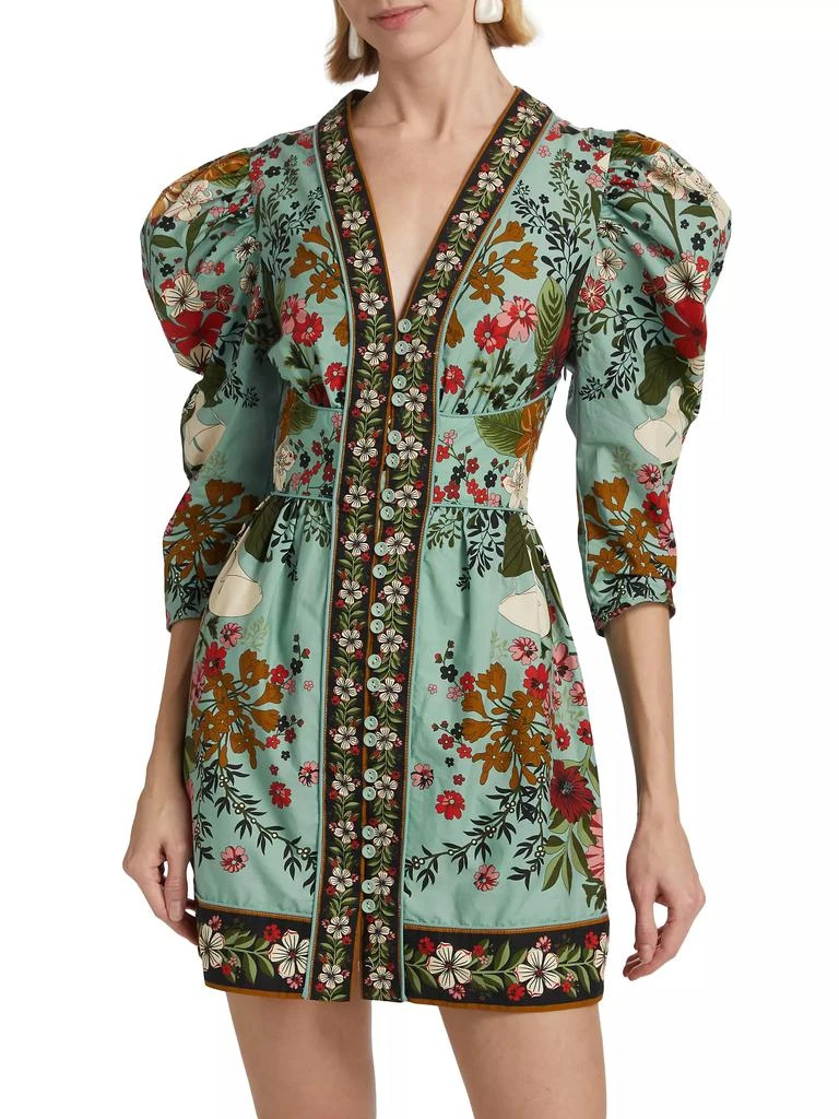 Farm Rio Beauty Bouquet Floral Minidress 3
