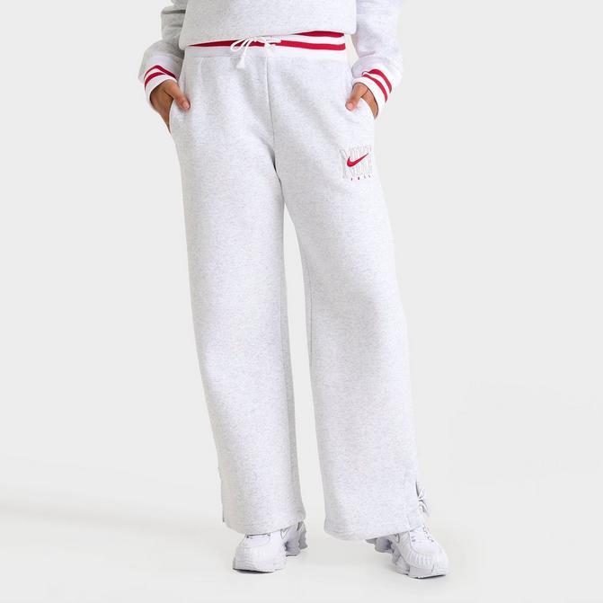 NIKE Women's Nike Sportswear Phoenix Fleece High-Waist Wide-Leg Graphic Jogger Pants