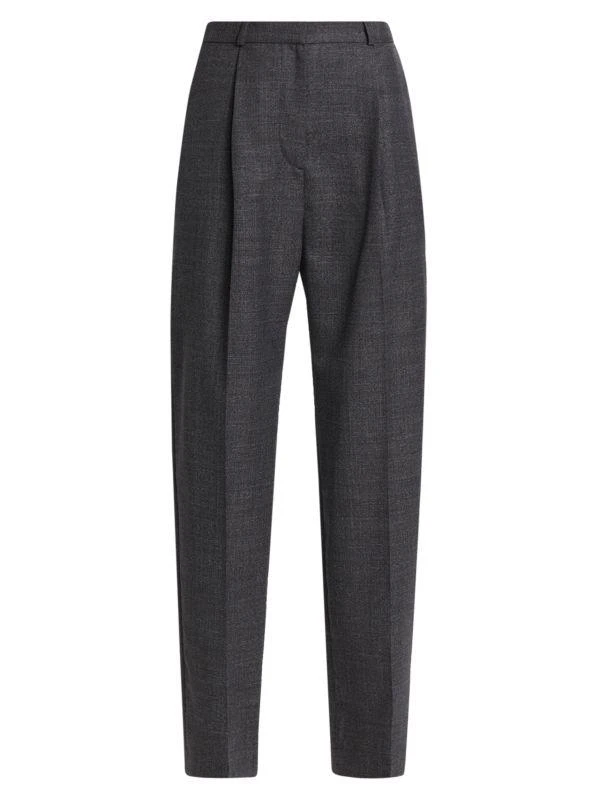 Totême Single-Pleat Wool-Blend Tapered Trousers 6