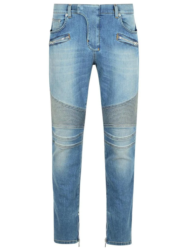 Balmain Balmain Slim-Fit Biker Jeans 1