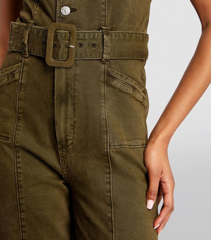 Paige Denim Belted Sasha Jumpsuit 4