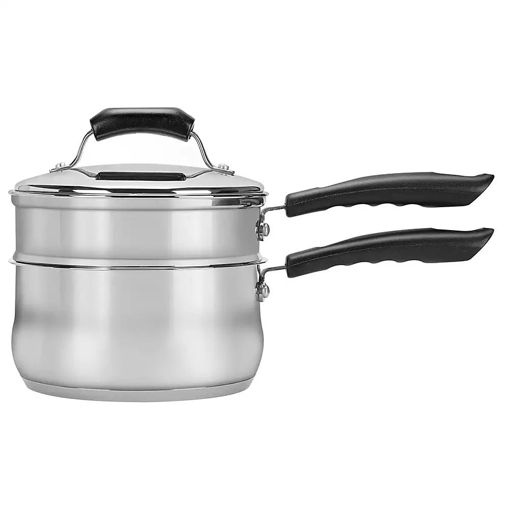 Range Kleen 2qt Stainless Steel Covered Double Boiler Set 1