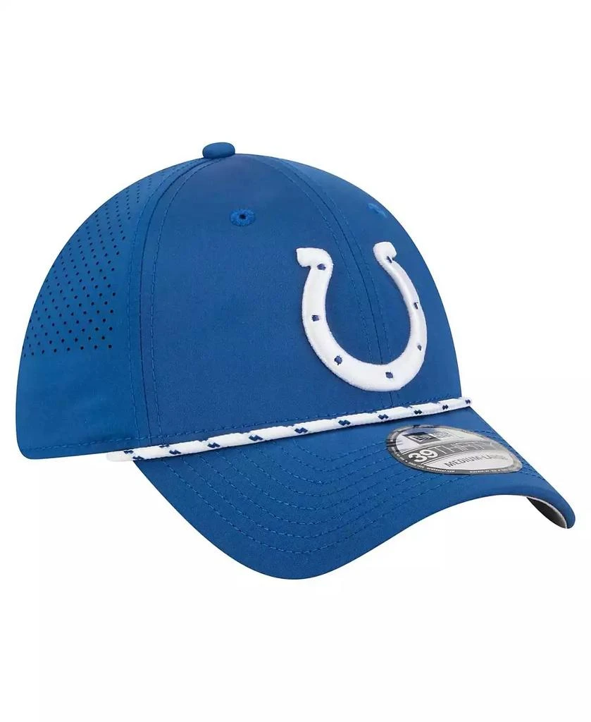 New Era Men's Royal Indianapolis Colts Perforated 39THIRTY Flex Hat 4
