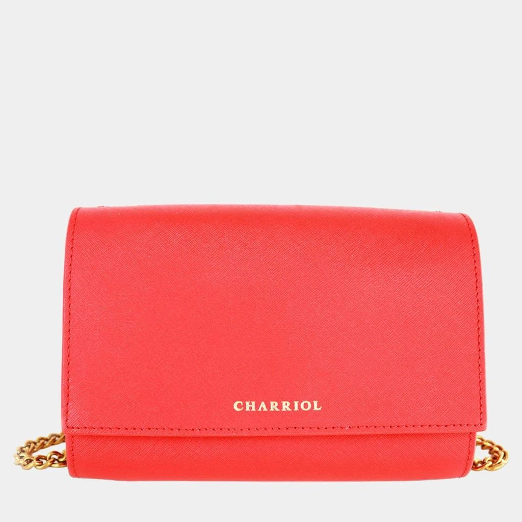 Charriol Charriol Red Leather Chameleon Crossbody bag 1