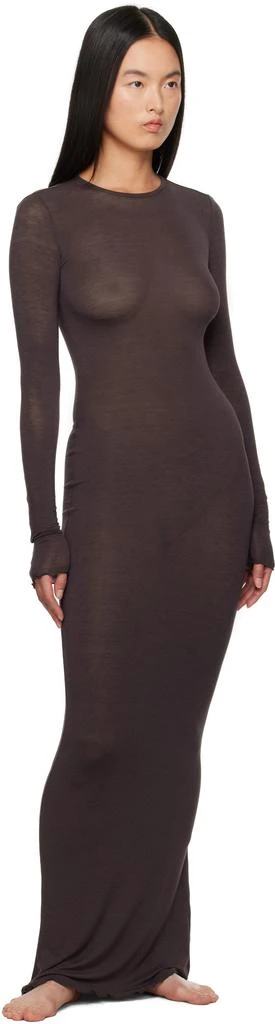 black long sleeve prom dress open back BABARONI Black Prom Dress with Off the Shoulder Tiered Skirt and Slit