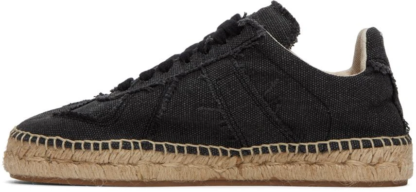MAISON MARGIELA Black Replica Espadrilles 3