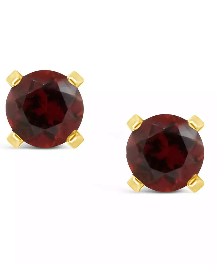 Macy's Gemstone Stud Earrings in 14K Yellow Gold 4