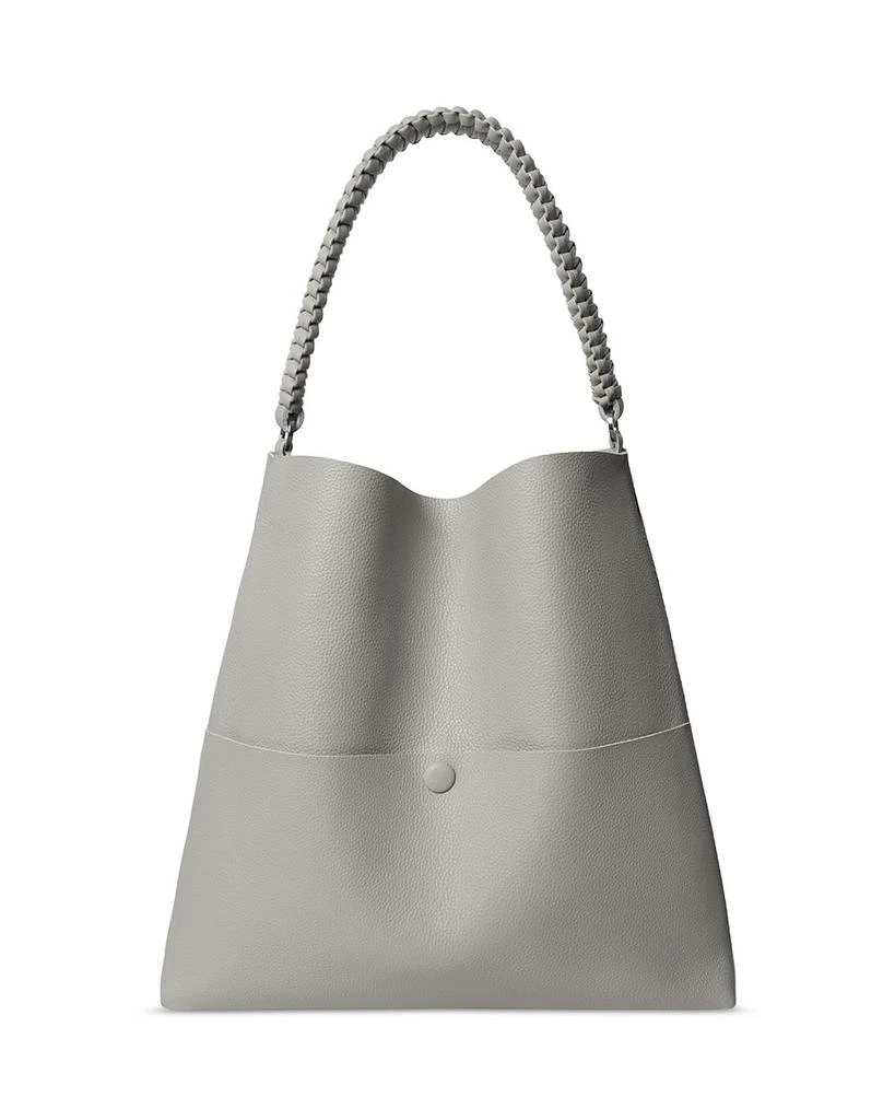 Callista Slim M Tote Oat Grained Leather 1
